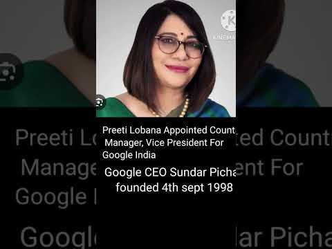 Preeti Lobana appointed google #shortsvideo #currentaffairs #news #gk #google