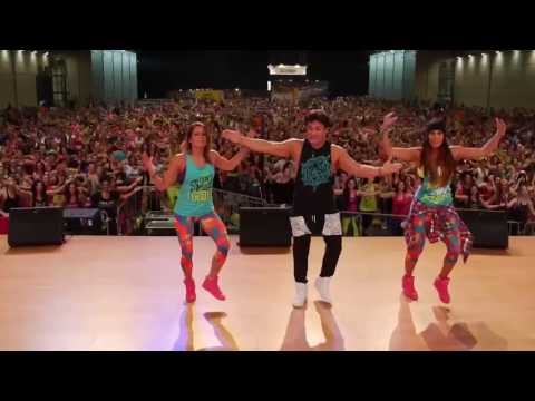 Official Zumba Choreography to Shakira and Carlos Vives "La Bicicleta"