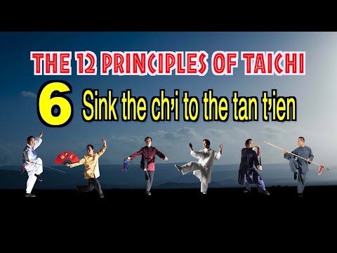 taichi chuan - 【THE 12 PRINCIPLES of Taichi】 6. Sink the chi to the tan tien