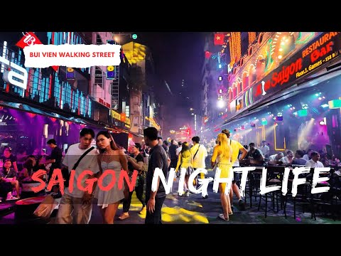 Bui Vien After Dark: Exploring Saigon's Electric Nightlife Scene! #saigonnightlife #nightlife