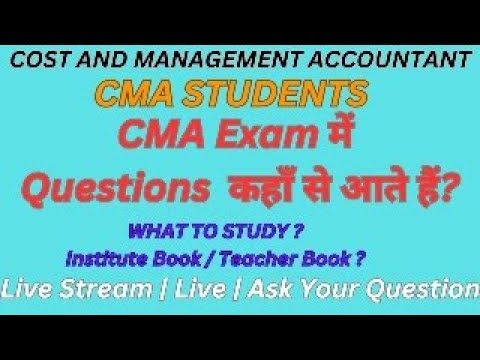 #cmastudents  | #live #livestream #cma #jobs #training #campus #strategy #perparation #icmai