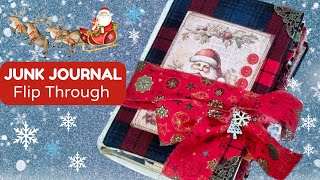 Christmas Joy Junk Journal Flip Through (Sold)