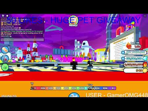 Grinding YEET World (HugePET Giveaway!)