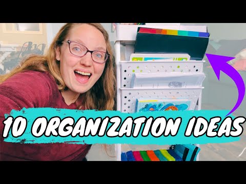 10 Organizational Hacks For Homeschool Rooms