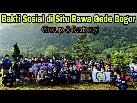 Bakti Sosial di Situ Rawa Gede Bogor | BakSos Group 3 Peduli