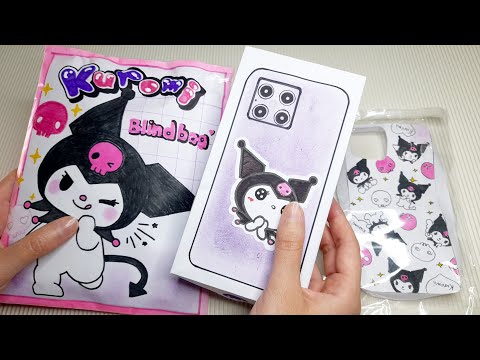 Paper DIY | Unboxing Paper iphone 16 Pro Max New Kuromi  BlindBag | ASMR