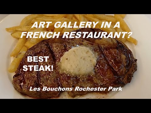 Art Gallery in a French Restaurant? BEST Steak in Singapore at Les Bouchons! @Rochester Park #steak