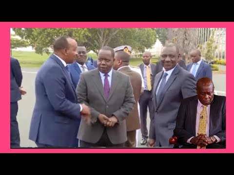 Ruto in Tears as MATIANG'I CLASHES WITH HIM AT A MEETING AFTER HEROIC RECEPTION IN KITUI YESTERDAY