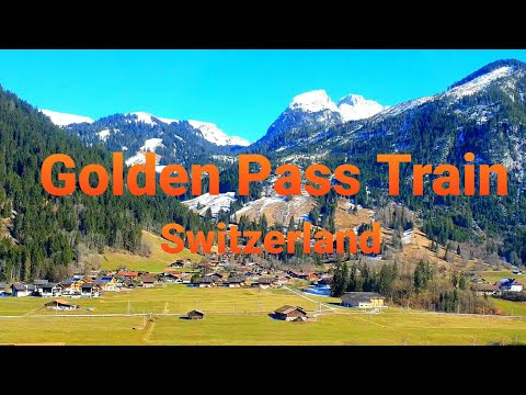 Golden Pass Train Route | Zweisimmen-Gstaad | Switzerland