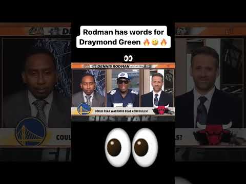 Rodman Calls out Draymond Green 👀 #wow #nba #rodman #draymondgreen