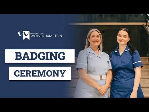 University of Wolverhampton Nursing Badging Ceremony 2024