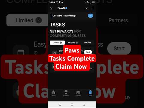 Paws Easy PAWS Web Access Task| PawsWeb Access Task Complete Process| PawsNew Limited Task 5,000