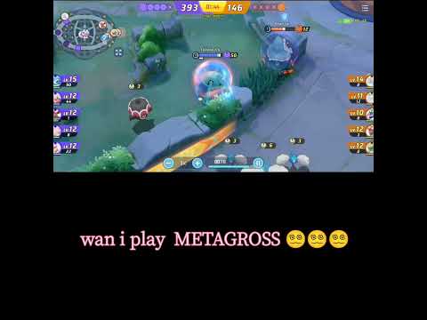 wan i play  METAGROSS  😈😈😈#T.R.B.Gaming YT#pokemonunite #shortspokemonunite #virl#shorts