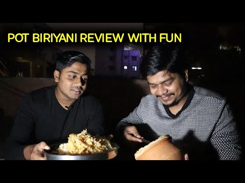 Clay Pot Chicken Biriyani Review With Fun | Likhith Shetty Vlogs | Hemanth Shetty |