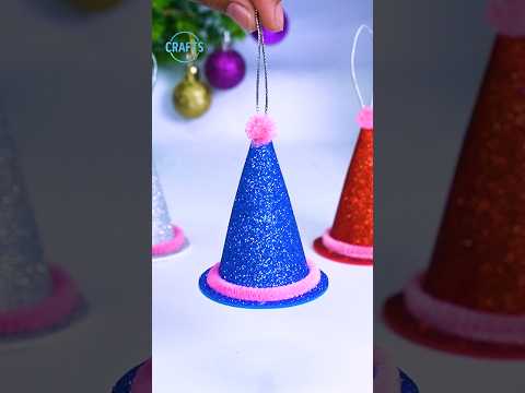 DIY Easy Christmas Ornaments for Tree Decorations🎄#shorts #christmas #ornaments #craft #decor #diy