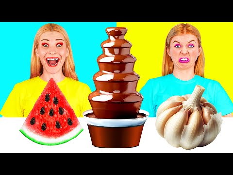 Desafío De Fuente De Chocolate | Trucos Divertidos de Cocina por PaRaRa Challenge