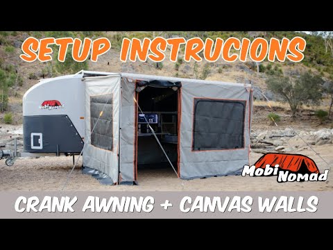 Crank Awning + Canvas Walls Setup Instructions - Mobi Nomad