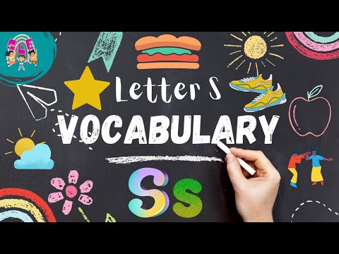 Words That Start with Letter S for Kids Basic Vocabulary | Educational Video for Kids