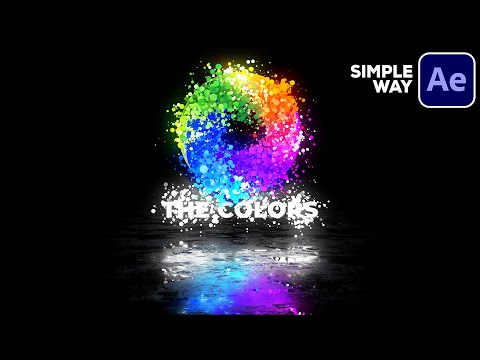 After Effects Particle Logo Animation with AMAZING Reflection || Free Download