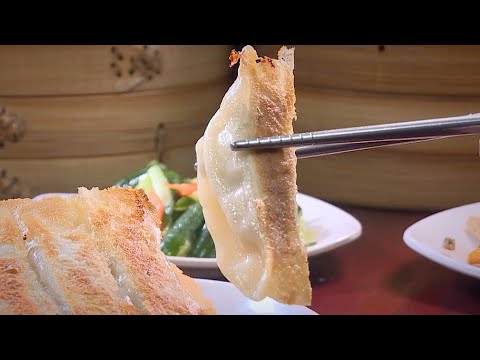 台北東區人氣爆棚的手工煎餃.蒸餃製作 - 台灣美食│Pan-Fried Dumplings│Steamed dumplings - Taiwanese Food