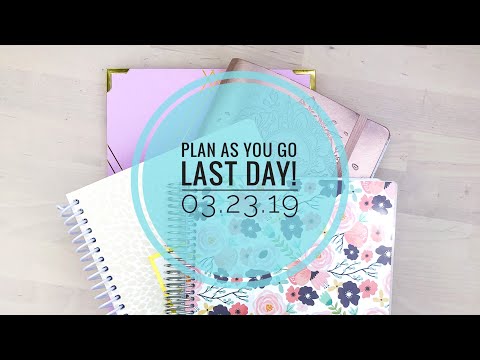 Plan As You Go! | 3.23.19