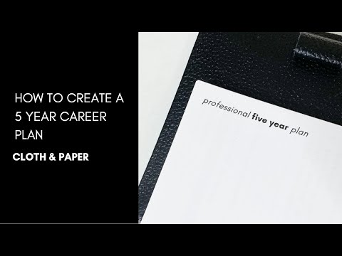 Professional 5 Year Plan | Cloth & Paper