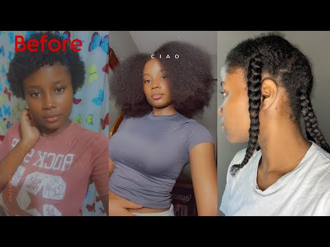 My Natural Hair Routine For Length Retention/ How to grow long natural hair