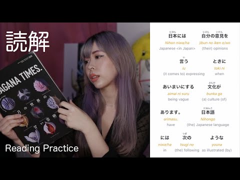 Japanese Reading Practice w/Hiragana Times