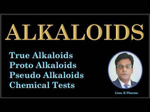 Classification of Alkaloids in Pharmacognosy || Chemical test of alkaloids || Alkaloid kya hote hai