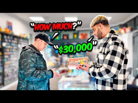 Buying $30,000 RARE Pokémon Poncho Collection Pick Up! (POV SHOP EDITION)