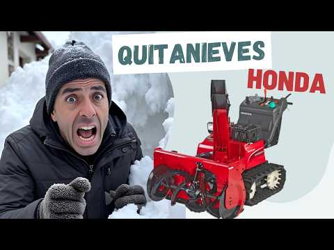 ☃️ Honda HSM 1390i ETDR: El Quitanieves Híbrido que Cambiará tu Invierno ❄️