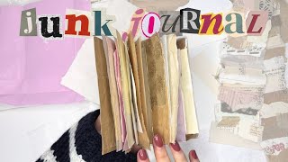 Make a junk journal with me! Patchwork pages, pockets & top tips ✨ Junk Journal January 2025