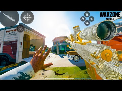 WARZONE MOBILE NEW UPDATE LASTEST ANDROID 90FPS GAMEPLAY