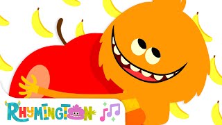 Apples And Bananas | Monster Song for Kids | Rhymington Square