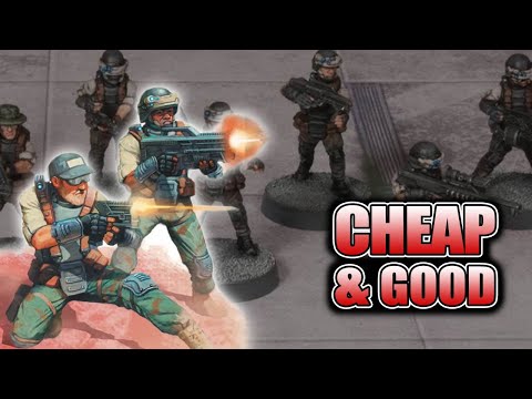 Wargames Atlantic Ooh Rah Marines Unboxing & Build Alternative 40k Cadians Imperial Guard