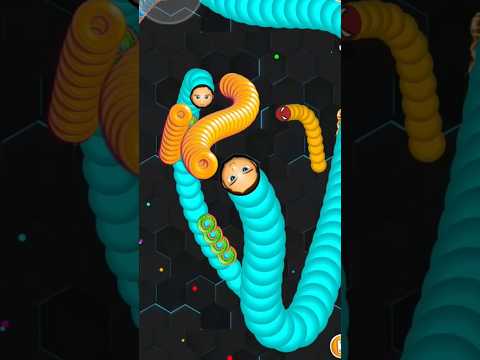 Worms zone io !! Cacing besar superhero Oikoyo || slither snake