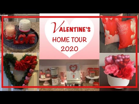 Valentine's Day Home Tour 2020❤️| Updated Hot Cocoa/Coffee Station and Quick,Simple and Easy DIYS.