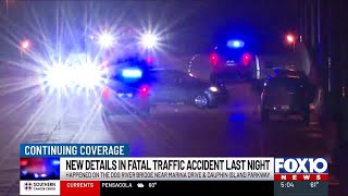 MPD: 1 dead, 1 arrested in Dog River Bridge traffic accident