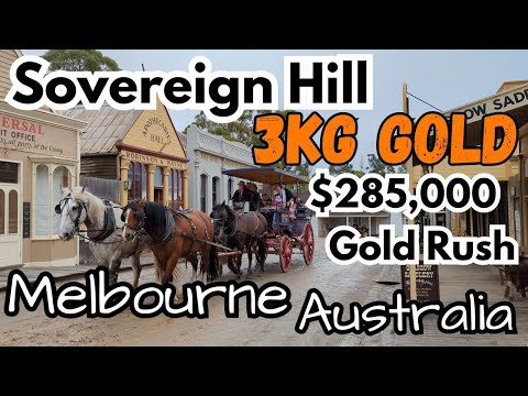 Sovereign Hill, Ballarat Melbourne VIC Australia Gold Rushes in Australia