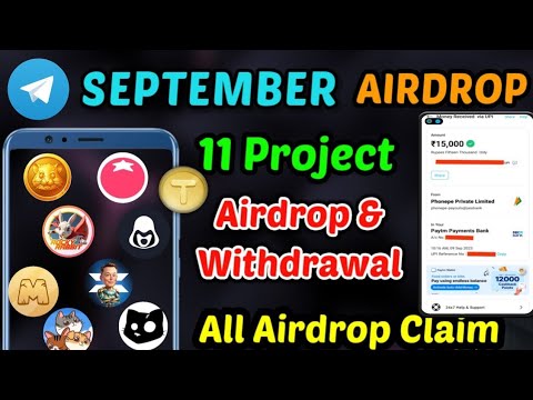 Airdrops September | 11 project& There Airdrops of SeptemberHamster,cats, Blum,xempire,goats