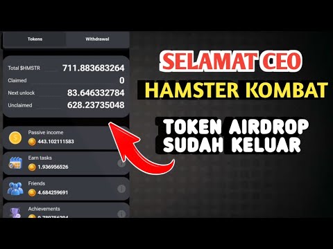 SELAMAT!! KEPADA CEO HAMSTER KOMBAT TOKEN AIRDROP SUDAH KELUAR