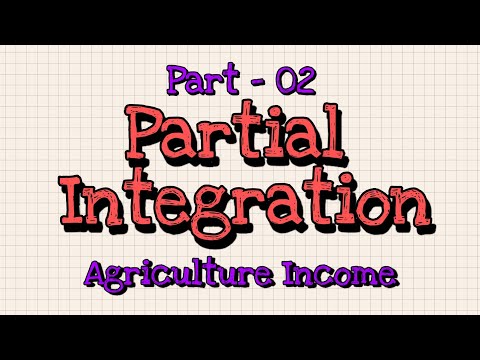 02 Partial Integration Agriculture Income : The commerce coach