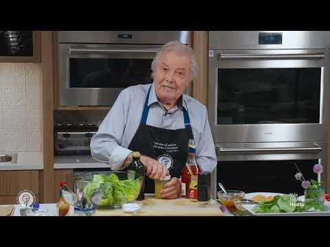 Green salad with vinaigrette with Chef Jacques Pépin