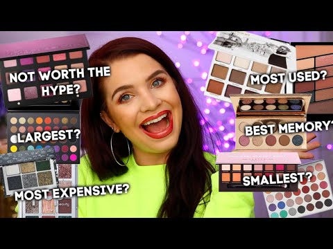 All About My Eyeshadow Palettes The Eyeshadow Palette Tag *Best & Worst