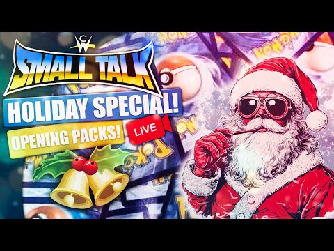 Pokémon Terrestrial Festival & WWE Select Pack Rips _ Small Talk_ Holiday Special!