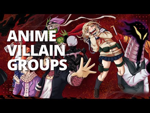 10 Best Anime Villain Groups