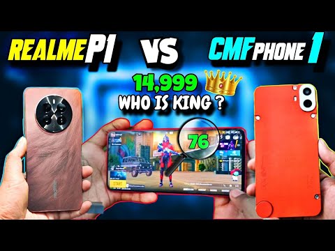 ⚡️CMF Phone 1 vs Realme p1 full comparison | Realme p1 vs Cmf phone 1 Gaming Test⚡️