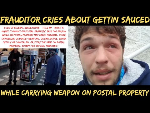 Dumb Frauditor Played FAFO With Pepper Spray & Got Sprayed At Post Office HAHAHA