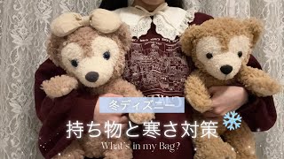 ［vlog☽］冬のディズニーパッキング🩰❄️🤍持ちもの紹介/買い出し⛄️✩