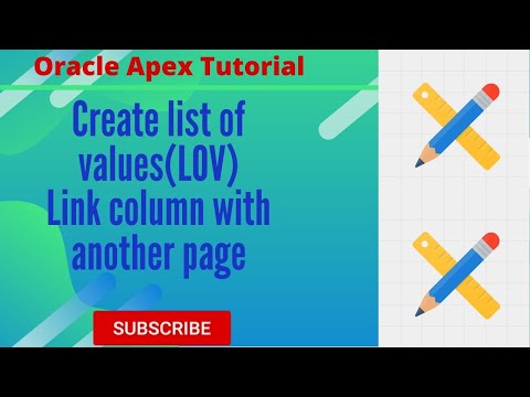 How to Create LOV and Link a column with another Page